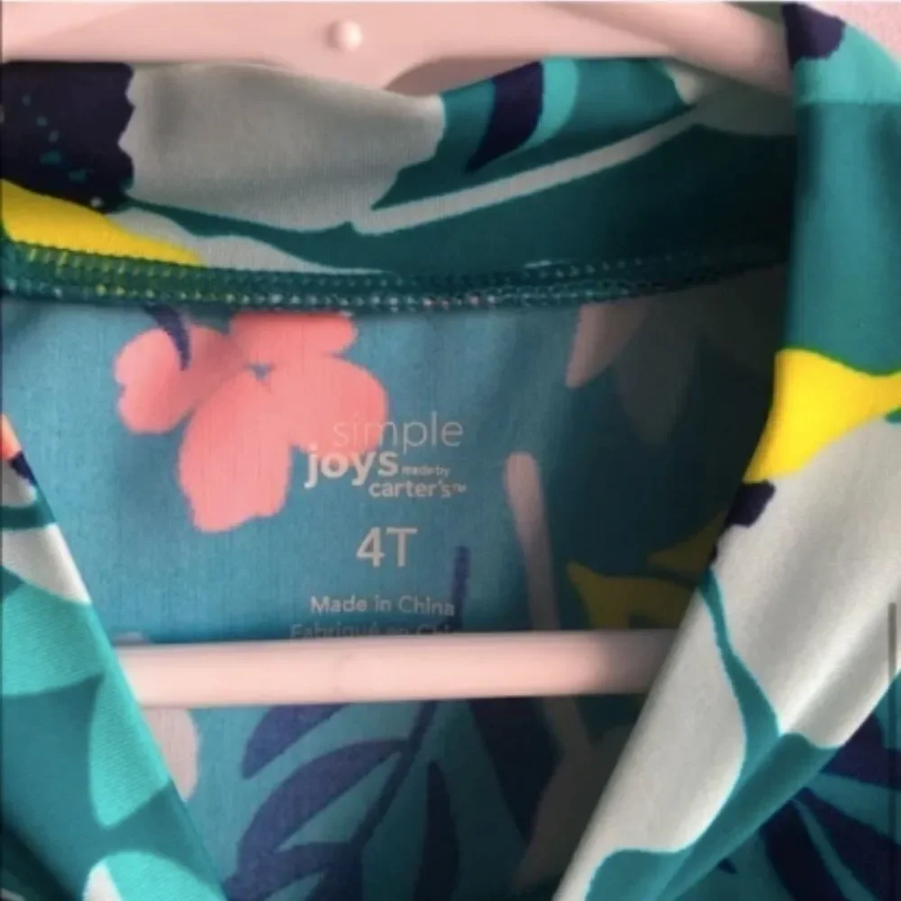 Carter's Simple Joys Floral Swim Top